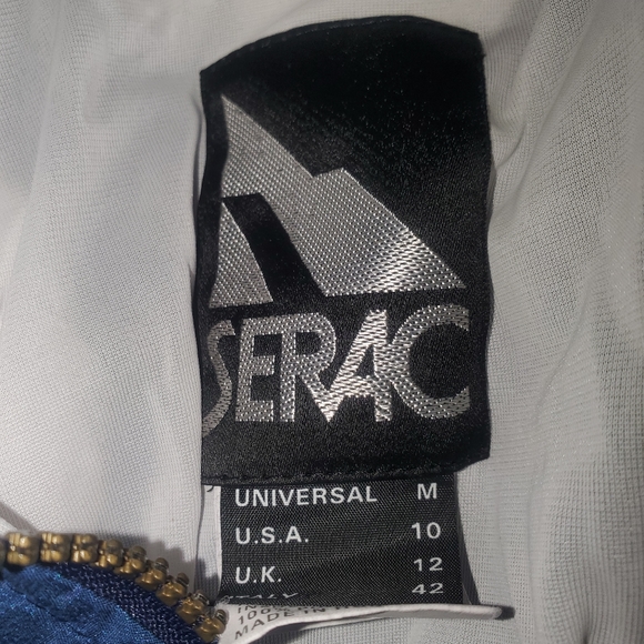 Vintage Serac Women’s Size 10 Medium Blue 1 Piece Ski Snow Suit - Picture 3 of 5